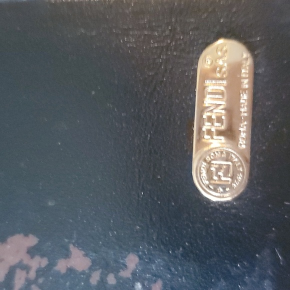 Fendi Brown and Black Checkbook/Clutch - Picture 8 of 13